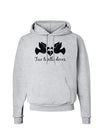 Two Turtle Doves Text Hoodie Sweatshirt-Hoodie-TooLoud-AshGray-Small-Davson Sales