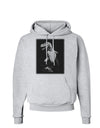 Tyrannosaurus Rex Design - Grayscale Hoodie Sweatshirt by TooLoud-Hoodie-TooLoud-AshGray-Small-Davson Sales