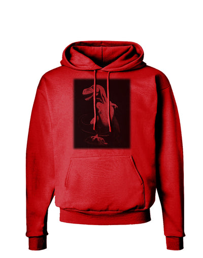 Tyrannosaurus Rex Design - Grayscale Hoodie Sweatshirt by TooLoud-Hoodie-TooLoud-Red-Small-Davson Sales