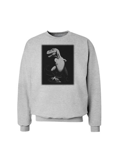 Tyrannosaurus Rex Design - Grayscale Sweatshirt by TooLoud-Sweatshirts-TooLoud-AshGray-Small-Davson Sales