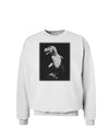 Tyrannosaurus Rex Design - Grayscale Sweatshirt by TooLoud-Sweatshirts-TooLoud-White-Small-Davson Sales