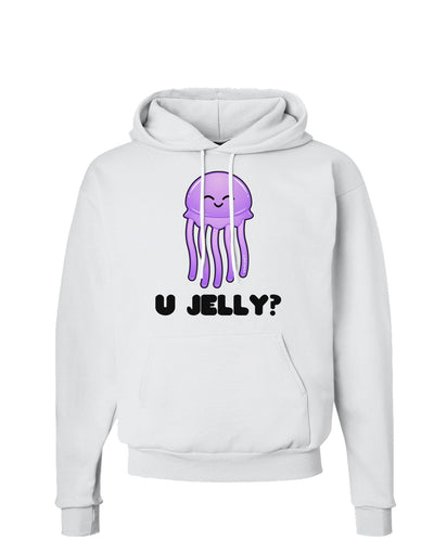 U Jelly Cute Jellyfish Hoodie Sweatshirt by TooLoud-Hoodie-TooLoud-White-Small-Davson Sales