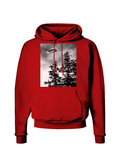 UFO Sighting - Extraterrestrial Dark Hoodie Sweatshirt by TooLoud-Hoodie-TooLoud-Red-Small-Davson Sales