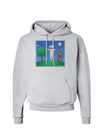 UFO Stopping At an Out-house Hoodie Sweatshirt by TooLoud-Hoodie-TooLoud-AshGray-Small-Davson Sales