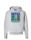 UFO Stopping At an Out-house Text Hoodie Sweatshirt by TooLoud-Hoodie-TooLoud-AshGray-Small-Davson Sales