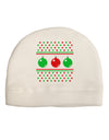 Ugly Christmas Sweater Ornaments Child Fleece Beanie Cap Hat-Ornament-TooLoud-White-One-Size-Fits-Most-Davson Sales