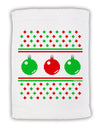 Ugly Christmas Sweater Ornaments Micro Terry Sport Towel 11 x 18 inches-Ornament-TooLoud-White-Davson Sales