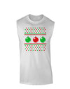 Ugly Christmas Sweater Ornaments Muscle Shirt-Ornament-TooLoud-White-Small-Davson Sales
