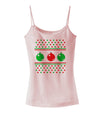 Ugly Christmas Sweater Ornaments Spaghetti Strap Tank-Womens Spaghetti Strap Tanks-TooLoud-SoftPink-X-Small-Davson Sales