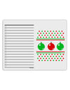 Ugly Christmas Sweater Ornaments To Do Shopping List Dry Erase Board-Ornament-TooLoud-White-Davson Sales