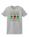 Ugly Christmas Sweater Ornaments Womens T-Shirt-Ornament-TooLoud-AshGray-X-Small-Davson Sales