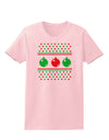 Ugly Christmas Sweater Ornaments Womens T-Shirt-Ornament-TooLoud-PalePink-X-Small-Davson Sales