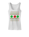 Ugly Christmas Sweater Ornaments Womens Tank Top-Ornament-TooLoud-White-X-Small-Davson Sales