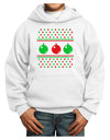 Ugly Christmas Sweater Ornaments Youth Hoodie Pullover Sweatshirt-Youth Hoodie-TooLoud-White-XS-Davson Sales