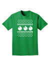 Ugly Sweater Ornaments BnW Adult Dark T-Shirt-Mens T-Shirt-TooLoud-Kelly-Green-Small-Davson Sales