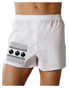 Ugly Sweater Ornaments BnW Boxer Shorts-Boxer Shorts-TooLoud-White-Small-Davson Sales