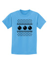 Ugly Sweater Ornaments BnW Childrens T-Shirt-Ornament-TooLoud-Aquatic-Blue-X-Small-Davson Sales