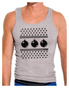 Ugly Sweater Ornaments BnW Mens Ribbed Tank Top-Mens Ribbed Tank Top-TooLoud-Heather-Gray-Small-Davson Sales