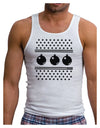 Ugly Sweater Ornaments BnW Mens Ribbed Tank Top-Mens Ribbed Tank Top-TooLoud-White-Small-Davson Sales