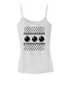 Ugly Sweater Ornaments BnW Spaghetti Strap Tank-Womens Spaghetti Strap Tanks-TooLoud-White-X-Small-Davson Sales