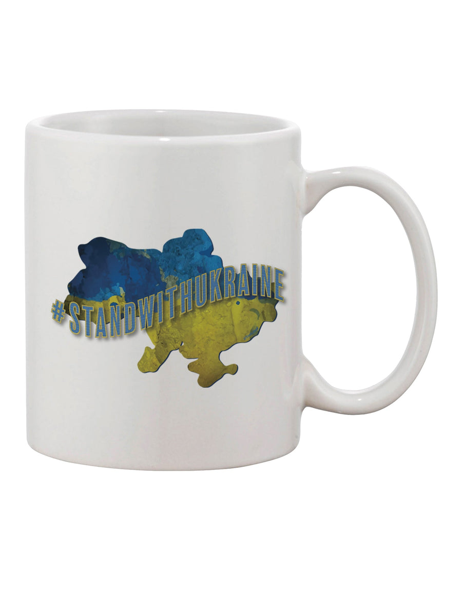 TooLoud #stand with Ukraine Country Printed 11oz Coffee Mug