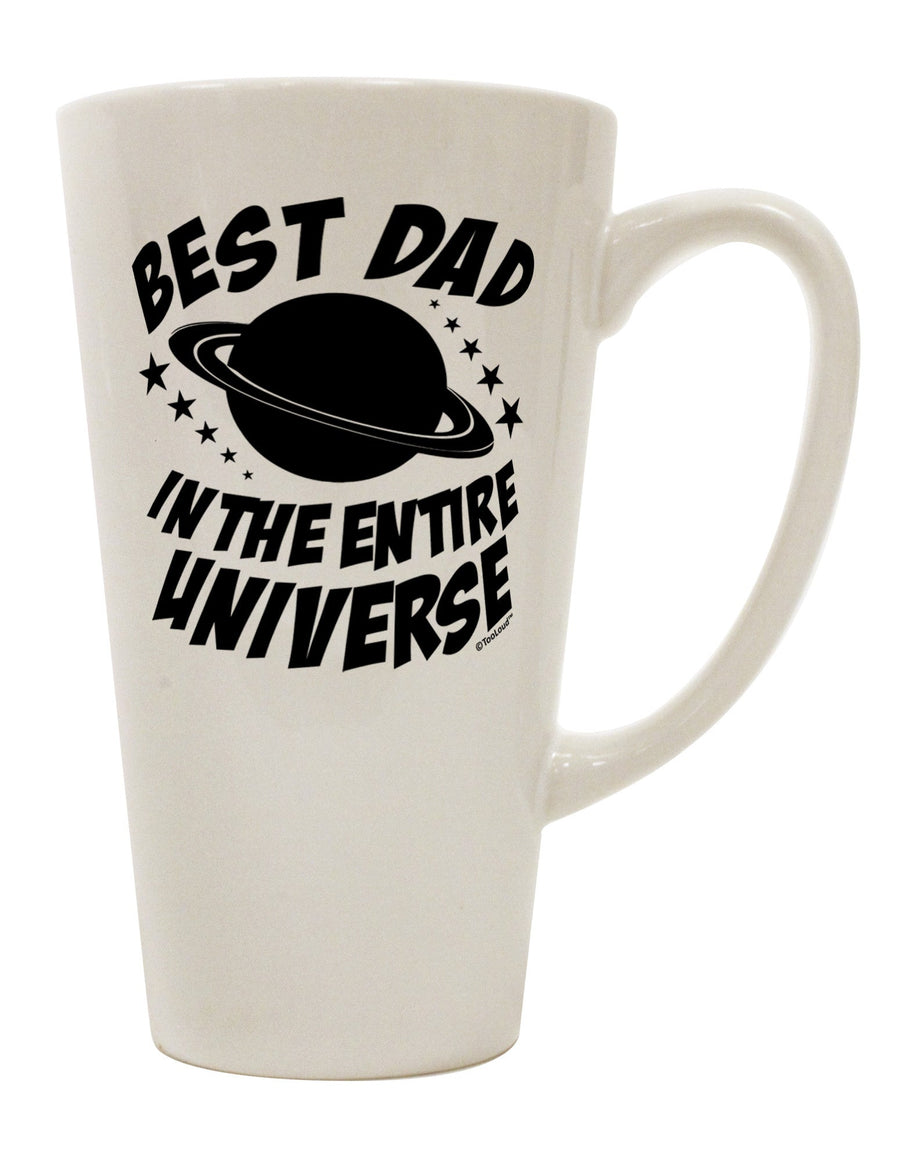 Ultimate Father's Day Conical Latte Coffee Mug - A Must-Have for the Best Dad in the Universe - TooLoud-Conical Latte Mug-TooLoud-White-Davson Sales