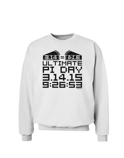 Ultimate Pi Day Design - Mirrored Pies Sweatshirt by TooLoud-Sweatshirts-TooLoud-White-Small-Davson Sales