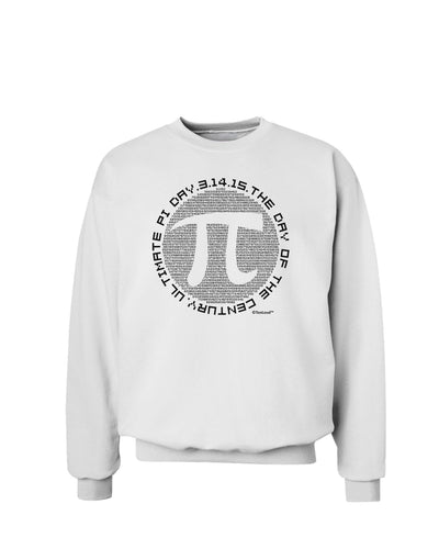 Ultimate Pi Day - Retro Computer Style Pi Circle Sweatshirt by TooLoud-Sweatshirts-TooLoud-White-Small-Davson Sales