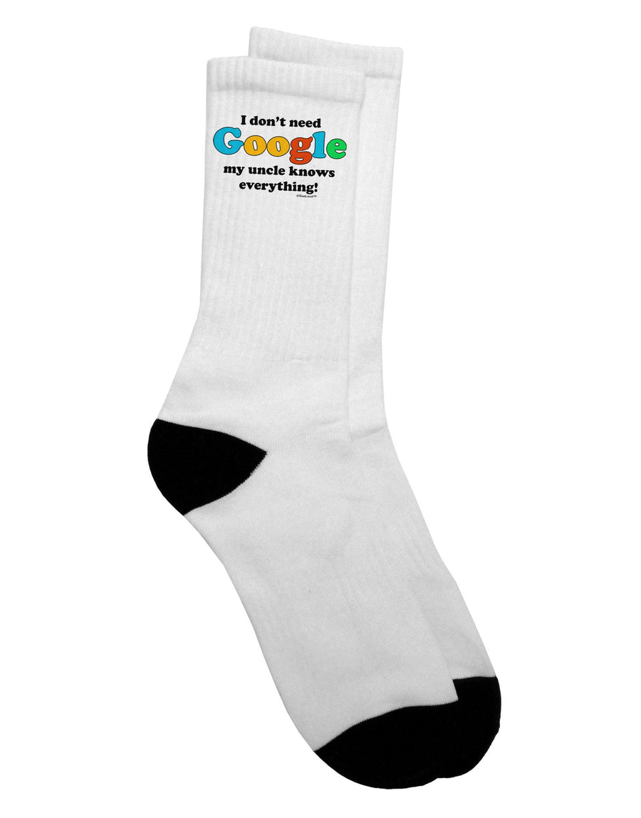 Uncle Adult Crew Socks - A Must-Have Ecommerce Collection for the Tech-Savvy Shopper - TooLoud-Socks-TooLoud-White-Ladies-4-6-Davson Sales