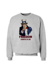 Uncle Sam Freedom Costs a Buck O Five Sweatshirt-Sweatshirts-TooLoud-AshGray-Small-Davson Sales