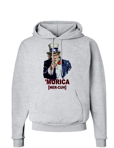 Uncle Sam Merica Hoodie Sweatshirt-Hoodie-TooLoud-AshGray-Small-Davson Sales