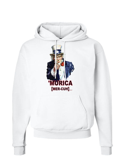 Uncle Sam Merica Hoodie Sweatshirt-Hoodie-TooLoud-White-Small-Davson Sales