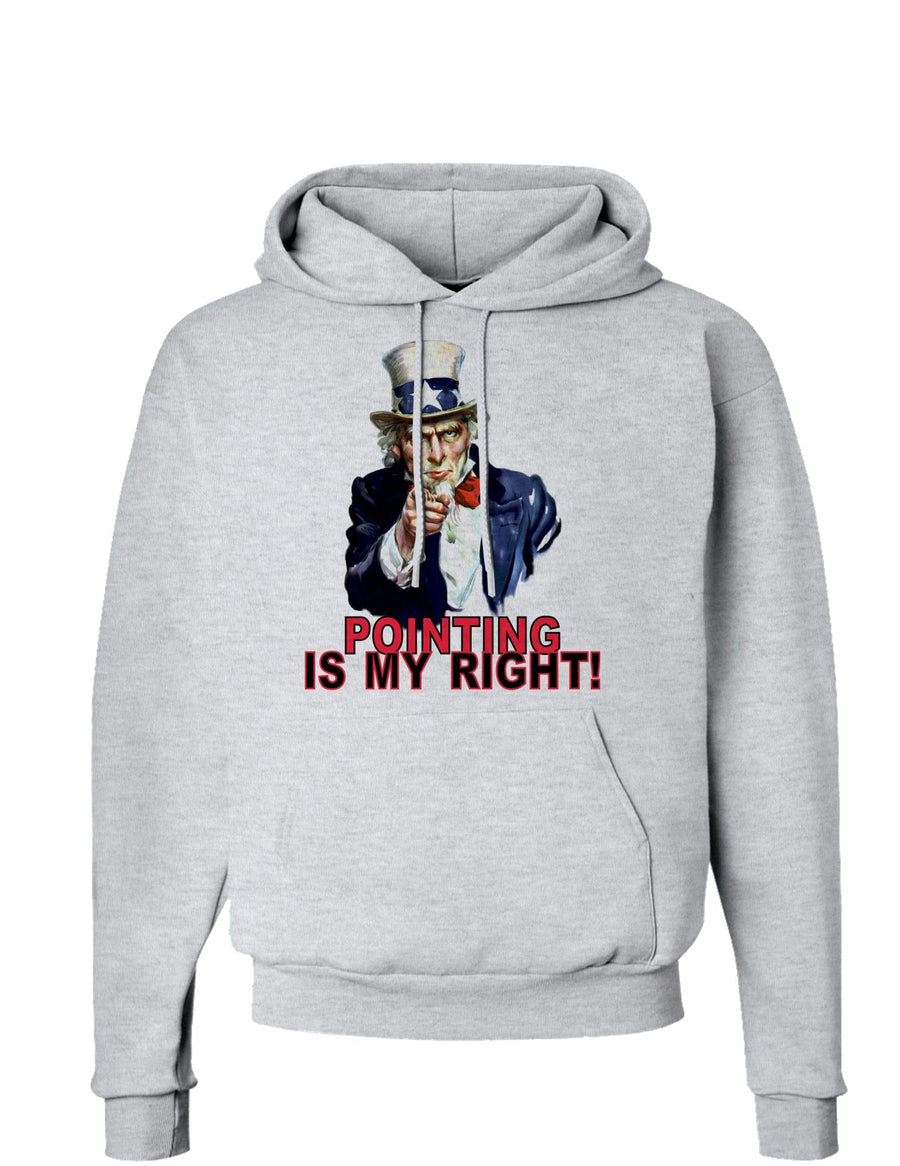 Uncle Sam Pointing is my Right Hoodie Sweatshirt-Hoodie-TooLoud-White-Small-Davson Sales