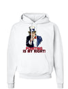 Uncle Sam Pointing is my Right Hoodie Sweatshirt-Hoodie-TooLoud-White-Small-Davson Sales