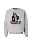 Uncle Sam Proud to be an American Sweatshirt-Sweatshirts-TooLoud-AshGray-Small-Davson Sales