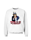 Uncle Sam Proud to be an American Sweatshirt-Sweatshirts-TooLoud-White-Small-Davson Sales