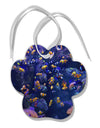 Underwater Ocean View Clownfish Paw Print Shaped Ornament All Over Print-Ornament-TooLoud-White-Davson Sales