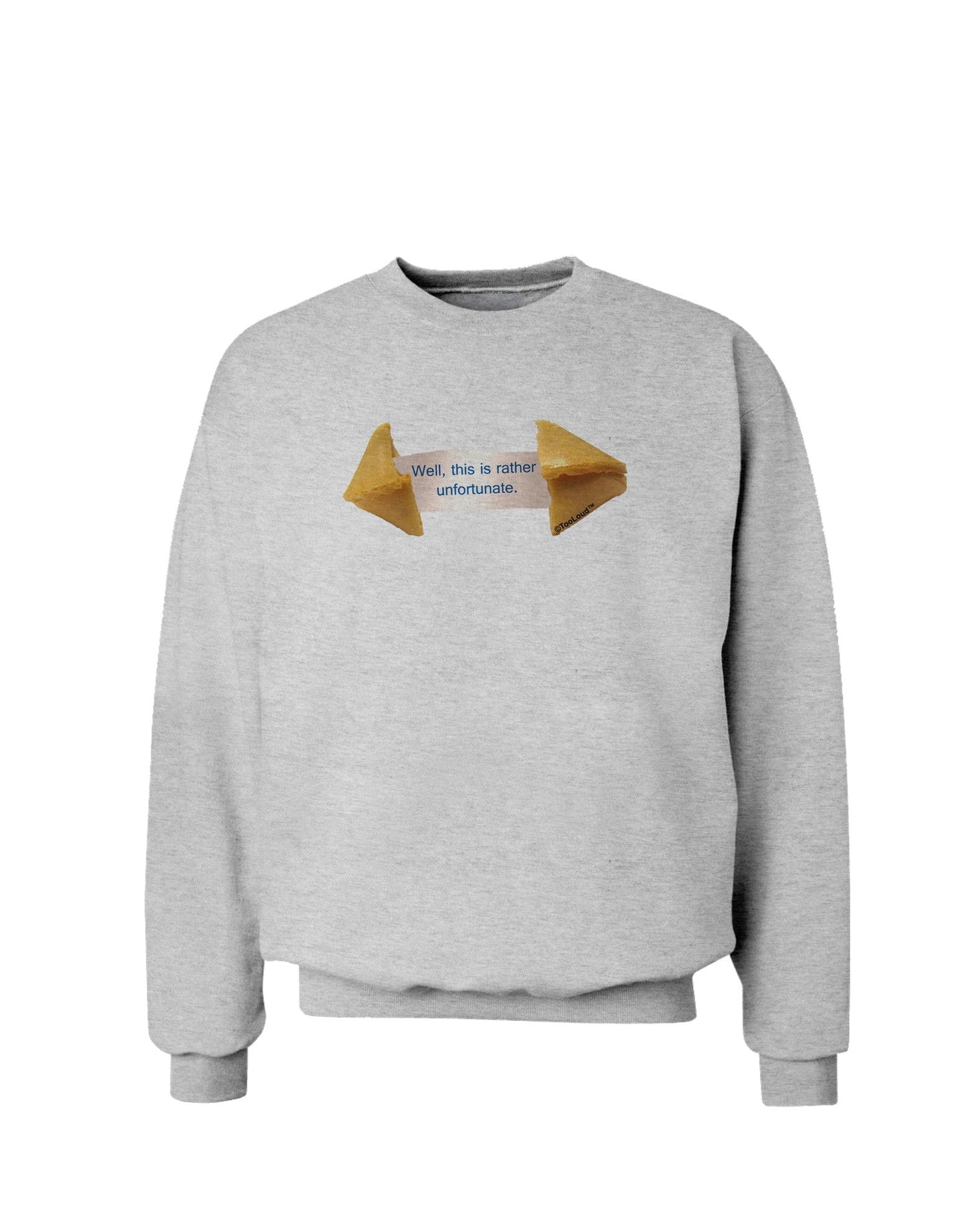 Unfortunate Cookie Sweatshirt-Sweatshirts-TooLoud-AshGray-Small-Davson Sales