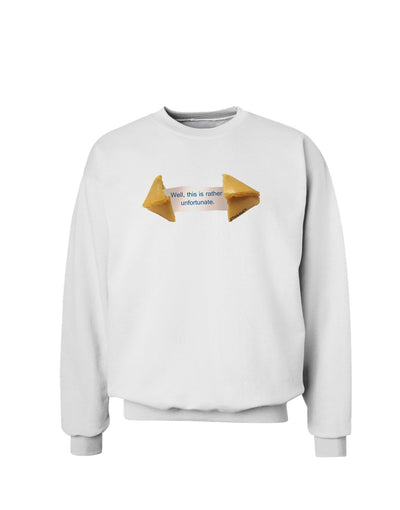 Unfortunate Cookie Sweatshirt-Sweatshirts-TooLoud-White-Small-Davson Sales