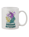 Unicorn Attitude - Exquisite 11 oz Coffee Mug for Discerning Drinkware Enthusiasts - TooLoud-11 OZ Coffee Mug-TooLoud-Davson Sales