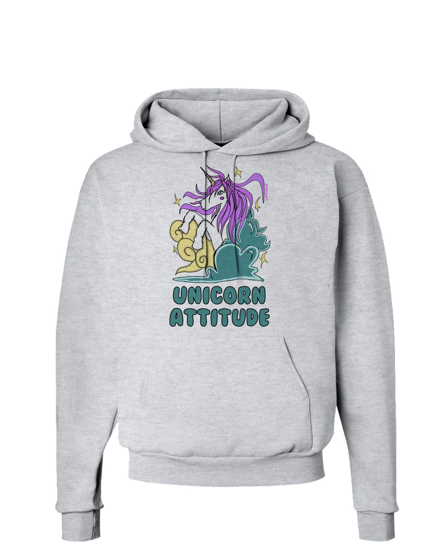 Unicorn Attitude Hoodie Sweatshirt-Hoodie-TooLoud-White-Small-Davson Sales