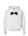 Unicorn Pegasus Black Glitter Hoodie Sweatshirt by TooLoud-Hoodie-TooLoud-White-Small-Davson Sales