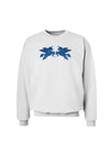 Unicorn Pegasus Blue Glitter Sweatshirt by TooLoud-Sweatshirts-TooLoud-White-Small-Davson Sales