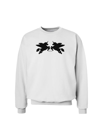 Unicorn Pegasus Design Sweatshirt by TooLoud-Sweatshirts-TooLoud-White-Small-Davson Sales