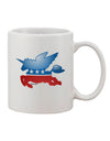 Unicorn Political Symbol 11 oz Coffee Mug - Expertly Crafted Drinkware-11 OZ Coffee Mug-TooLoud-White-Davson Sales