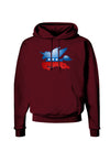 Unicorn Political Symbol Dark Hoodie Sweatshirt-Hoodie-TooLoud-Maroon-Small-Davson Sales