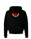 Unimpressed Watermelon Dark Hoodie Sweatshirt-Hoodie-TooLoud-Black-Small-Davson Sales