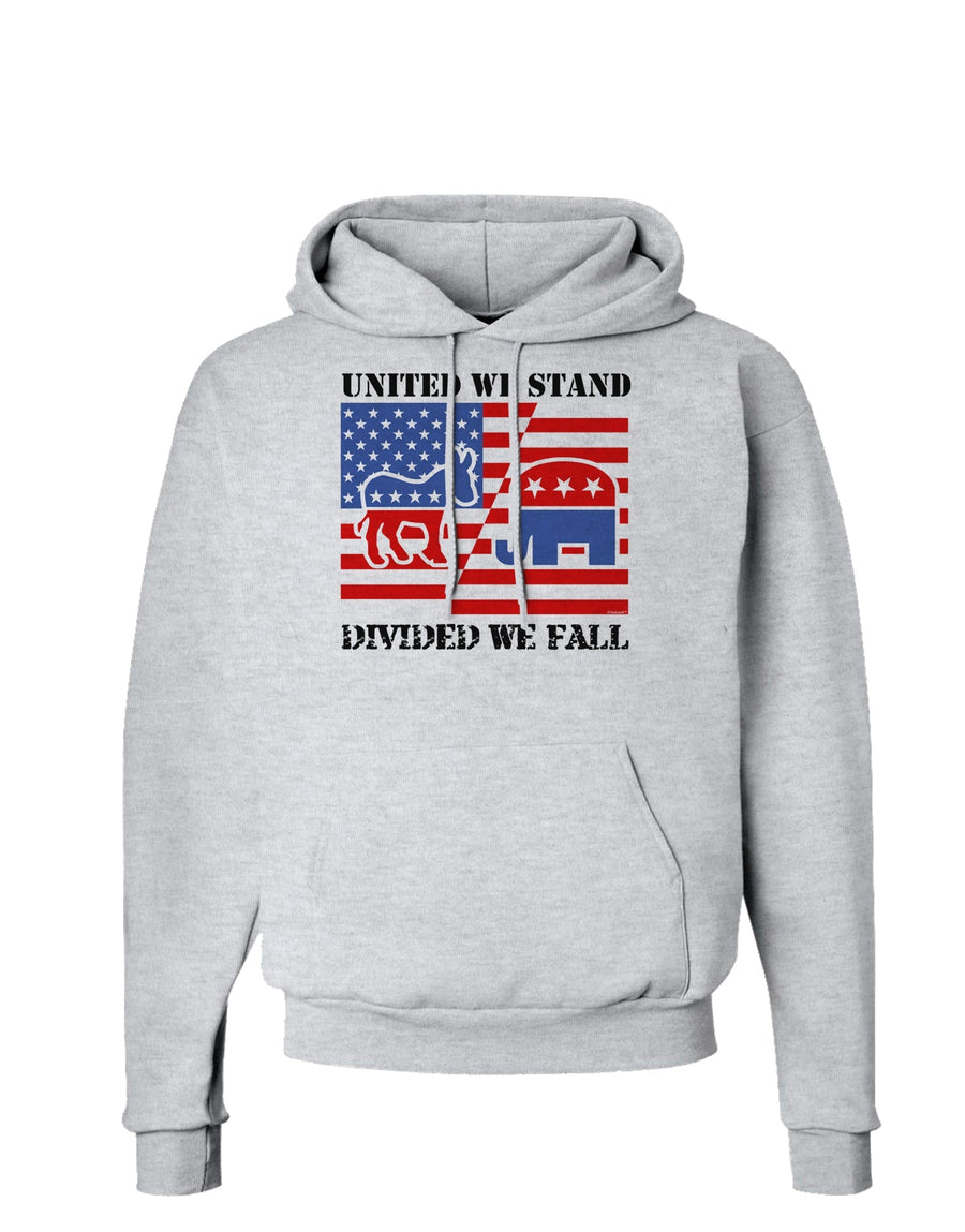 United We Stand Divided We Fall Hoodie Sweatshirt-Hoodie-TooLoud-White-Small-Davson Sales