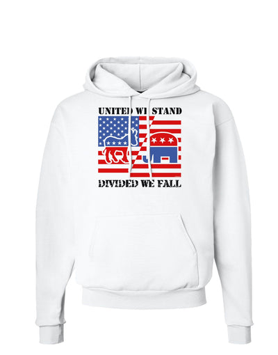 United We Stand Divided We Fall Hoodie Sweatshirt-Hoodie-TooLoud-White-Small-Davson Sales