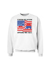 United We Stand Divided We Fall Sweatshirt-Sweatshirts-TooLoud-White-Small-Davson Sales